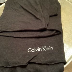 Calvin Klein Black Infinity Scarf/Wrap